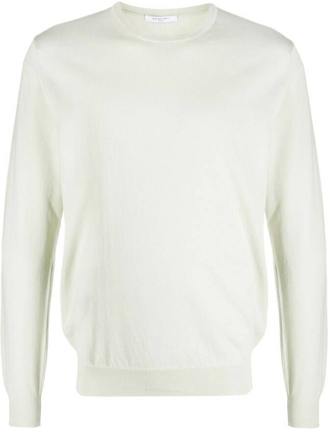 Boglioli Trui met ronde hals Beige