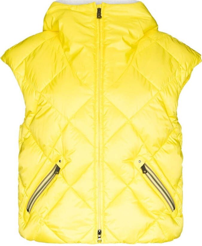 BOGNER Oversized bodywarmer Geel