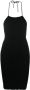 Bond-eye Bodycon jurk Zwart - Thumbnail 1