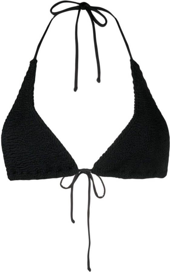 Bond-eye Triangel bikinitop Zwart