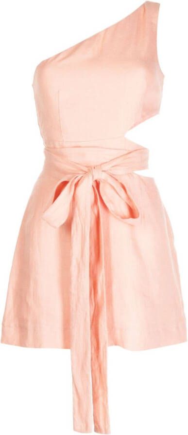 BONDI BORN Asymmetrische jurk Roze