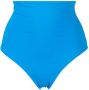 BONDI BORN High waist bikinislip Blauw - Thumbnail 1