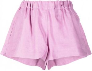 BONDI BORN Linnen shorts Roze