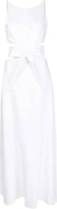BONDI BORN Maxi-jurk met uitgesneden detail Wit