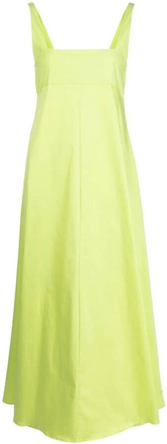 BONDI BORN Maxi-jurk met vierkante hals Groen