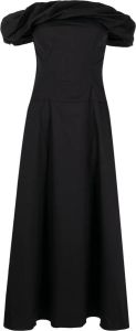 BONDI BORN Strapless midi-jurk Zwart