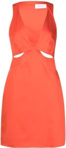 BONDI BORN Uitgesneden mini-jurk Oranje
