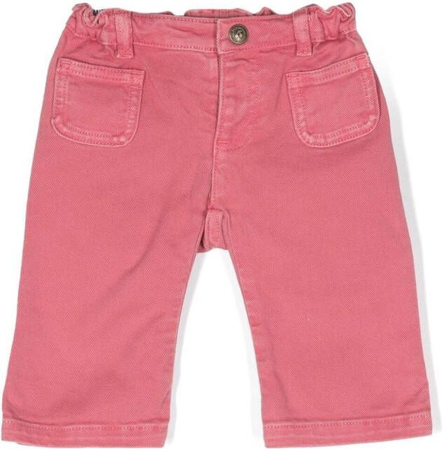 Bonpoint Jeans met logopatch Roze