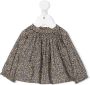 Bonpoint Blouse met bloe print Groen - Thumbnail 1
