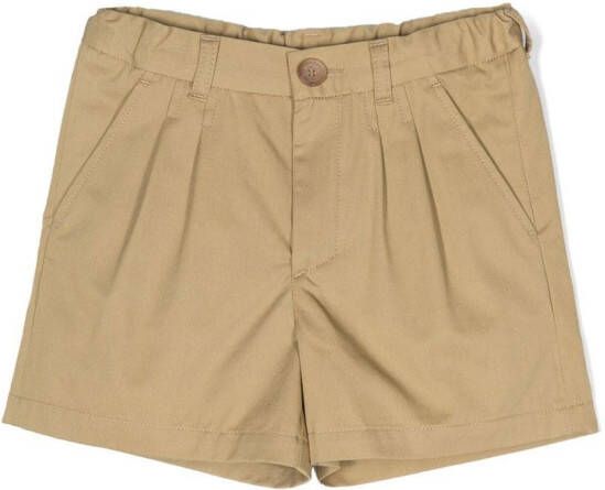 Bonpoint Katoenen shorts Beige