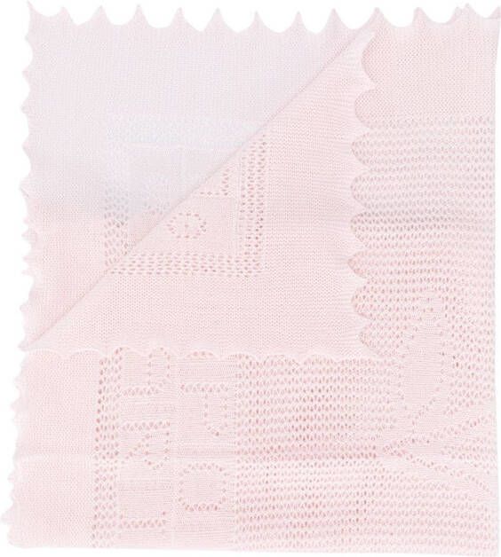 Bonpoint Deken met logo Roze