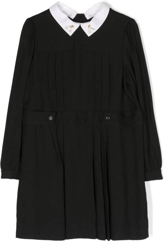 Bonpoint Geplooide jurk Zwart