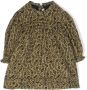 Bonpoint Jurk met bloe print Beige - Thumbnail 1