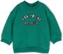 Bonpoint Sweater met geborduurd logo Groen - Thumbnail 1