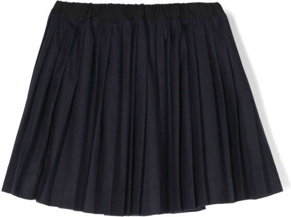 Bonpoint Mini plooirok Blauw