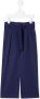 Bonpoint Pantalon met gestrikte taille Blauw - Thumbnail 1