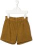 Bonpoint Shorts met paperbag taille Bruin - Thumbnail 1