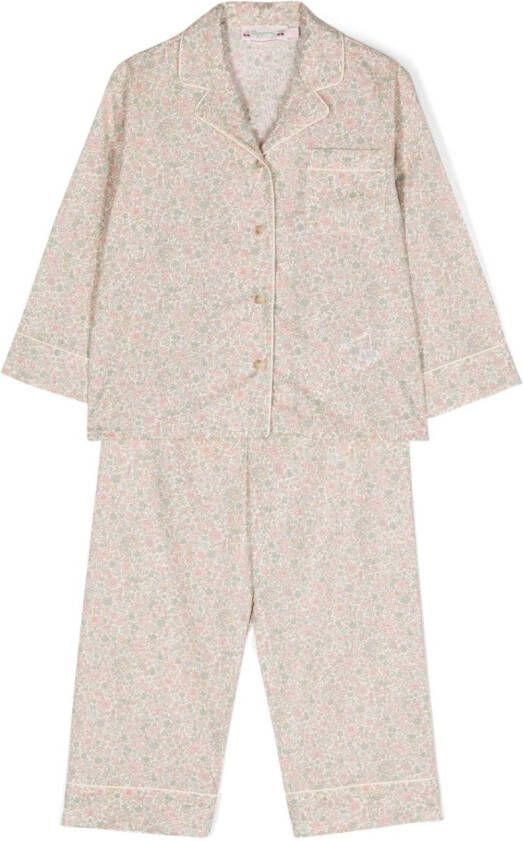 Bonpoint Pyjama met print Beige