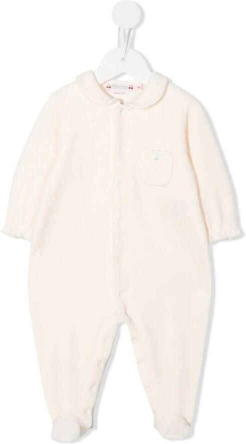 Bonpoint Romper met borstzak Roze