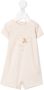 Bonpoint Romper met grafische print Beige - Thumbnail 1