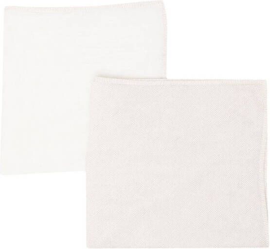 Bonpoint Set van twee deken Wit