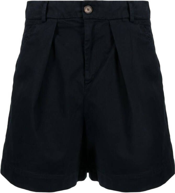 Bonpoint Shorts met geplooid detail Blauw