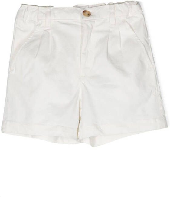 Bonpoint Shorts met logopatch Wit