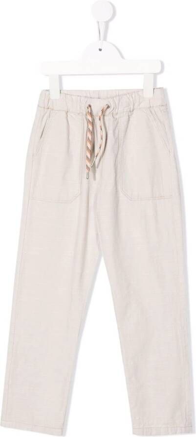 Bonpoint Straight broek Beige