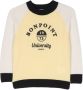 Bonpoint Sweater met geborduurd logo Geel - Thumbnail 1
