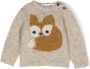 Bonpoint Sweater met ronde hals Bruin - Thumbnail 1