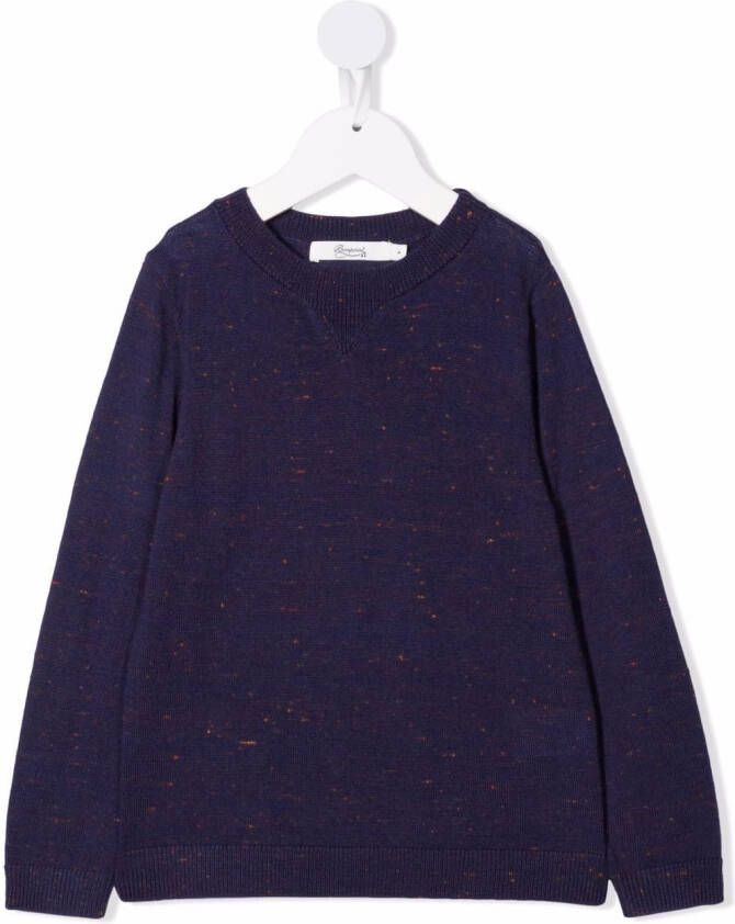 Bonpoint Sweater van wolmix Blauw