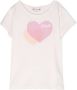 Bonpoint T-shirt met hartprint Roze - Thumbnail 1