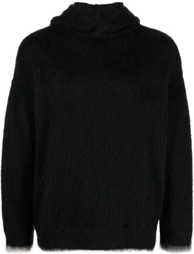Bonsai Gestreepte hoodie Zwart
