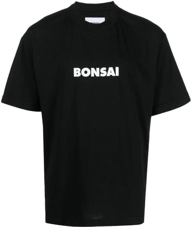 Bonsai T-shirt met logoprint Zwart