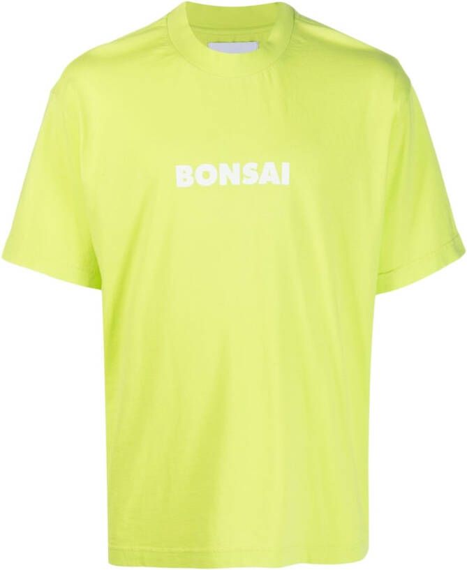 Bonsai T-shirt met logoprint Groen
