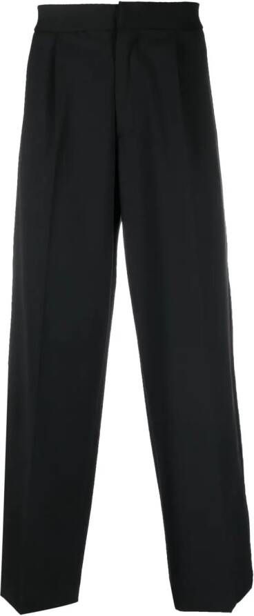 Bonsai Mid waist pantalon Zwart
