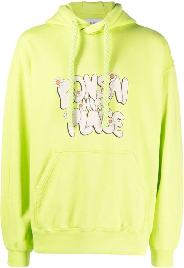 Bonsai Hoodie met tekst Groen
