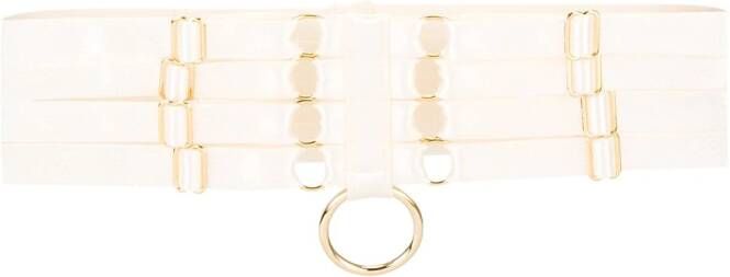 Bordelle bondage zwemvliezen Beige