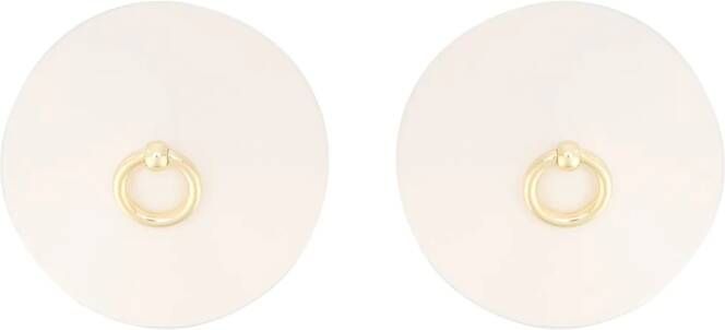 Bordelle Geëmailleerde tepelhoesjes Beige