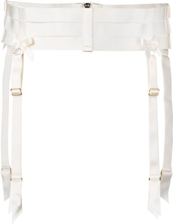 Bordelle strap suspender belt Beige