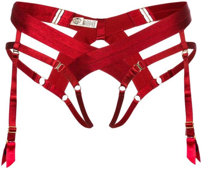 Bordelle suspender belt Rood