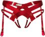 Bordelle suspender belt Rood - Thumbnail 1