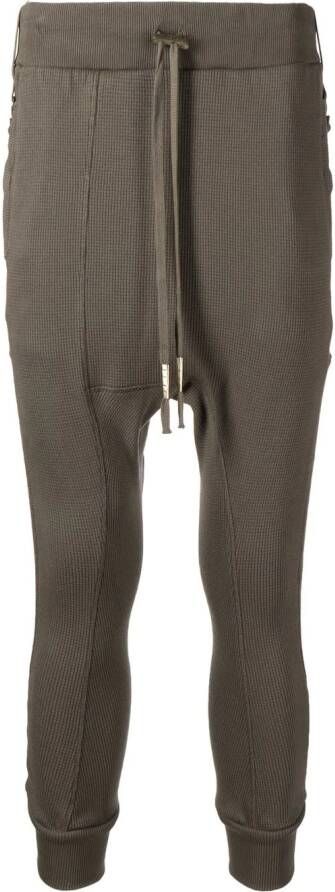 Boris Bidjan Saberi Broek met trekkoordtaille Groen