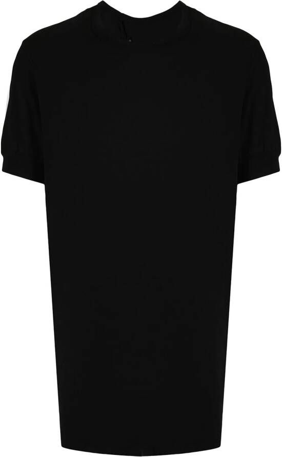 Boris Bidjan Saberi T-shirt met gerafelde afwerking Zwart
