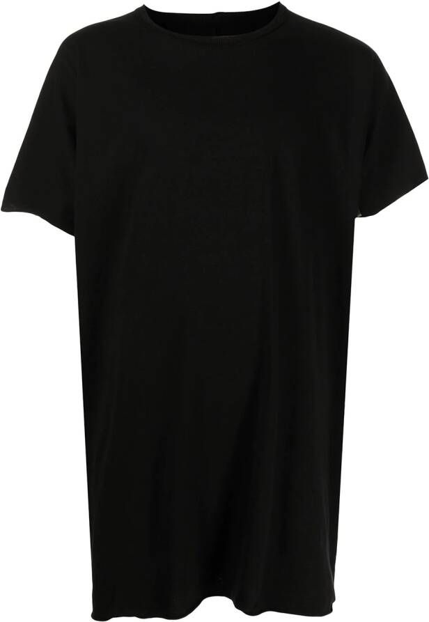 Boris Bidjan Saberi T-shirt met getapete strip Zwart
