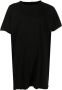 Boris Bidjan Saberi T-shirt met getapete strip Zwart - Thumbnail 1
