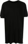 Boris Bidjan Saberi T-shirt met tape detail Zwart - Thumbnail 1