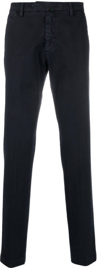 Borrelli Slim-fit chino Zwart