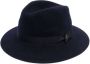 Borsalino Fedora hoed Blauw - Thumbnail 1