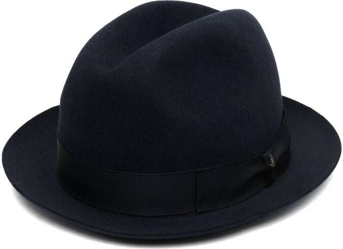 Borsalino Fedora hoed Blauw
